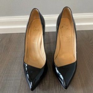 Louboutin Black  Patent Corneille Pump